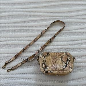 Madewell Snake Print Crossbody Bag